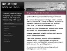 Tablet Screenshot of iansharpe.com